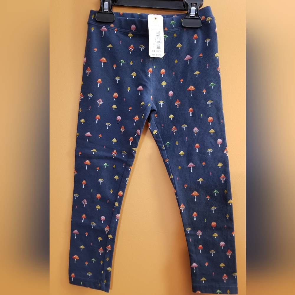 XS 4 Gymboree mushroom leggings